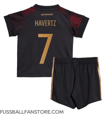 Deutschland Kai Havertz #7 Replik Auswärtstrikot Kinder WM 2022 Kurzarm (+ Kurze Hosen)